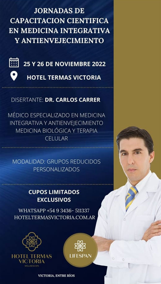 Jornadas de Capacitaci&oacute;n Cient&iacute;fica en Medicina Integrativa y Antienvejecimiento